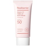Солнцезащитный крем с персиковым подтоном Real Barrier Peach Fit Tone-Up Sun Cream SPF 50+ PA++++ 50 мл
